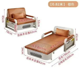 Double Sofa Bed Multifunctional Extendable
Foldable Fabric