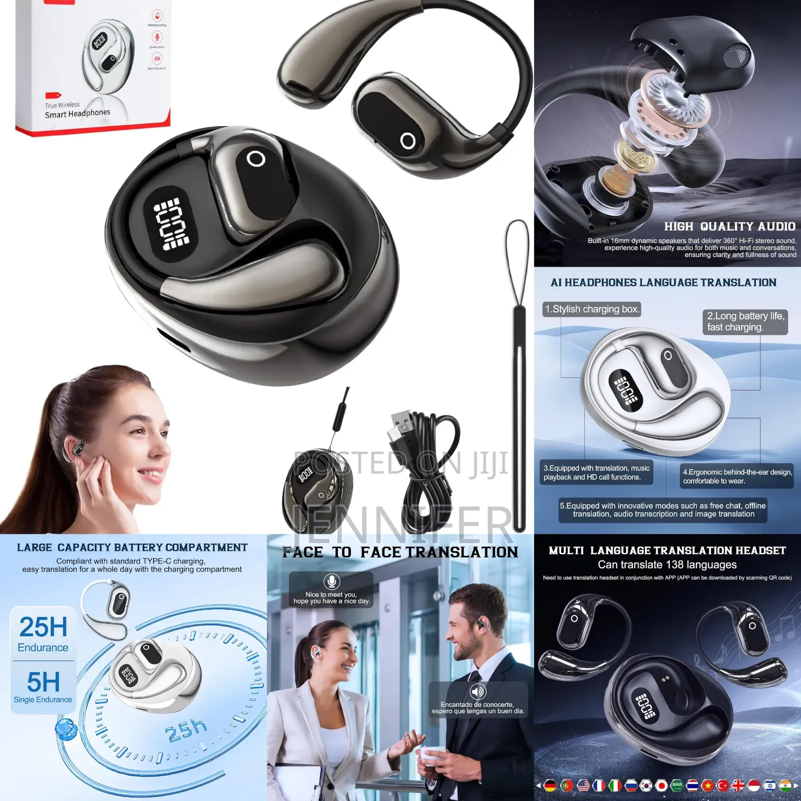 True Wireless Smart Headphone