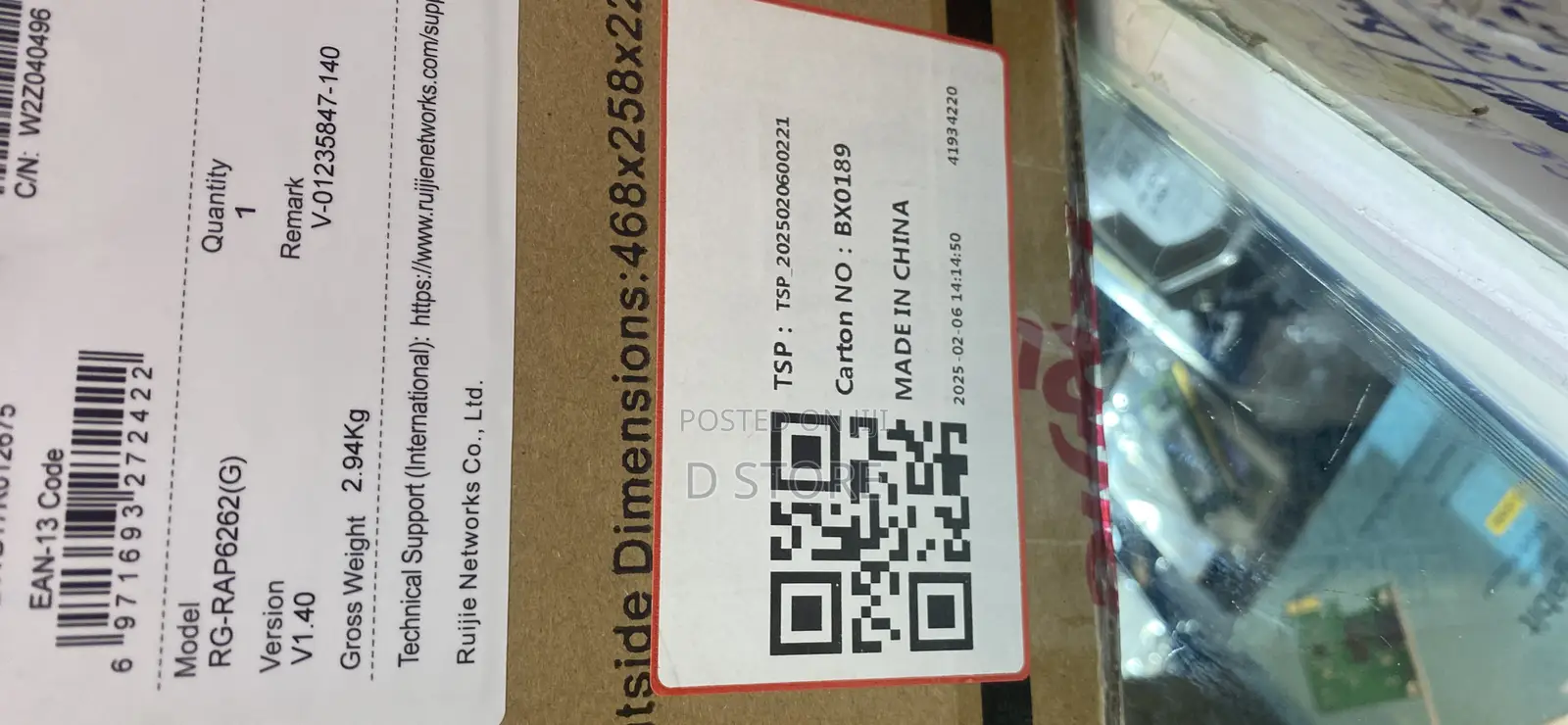 Ruijie Reyee Access Point Rg 6262g Outdoor