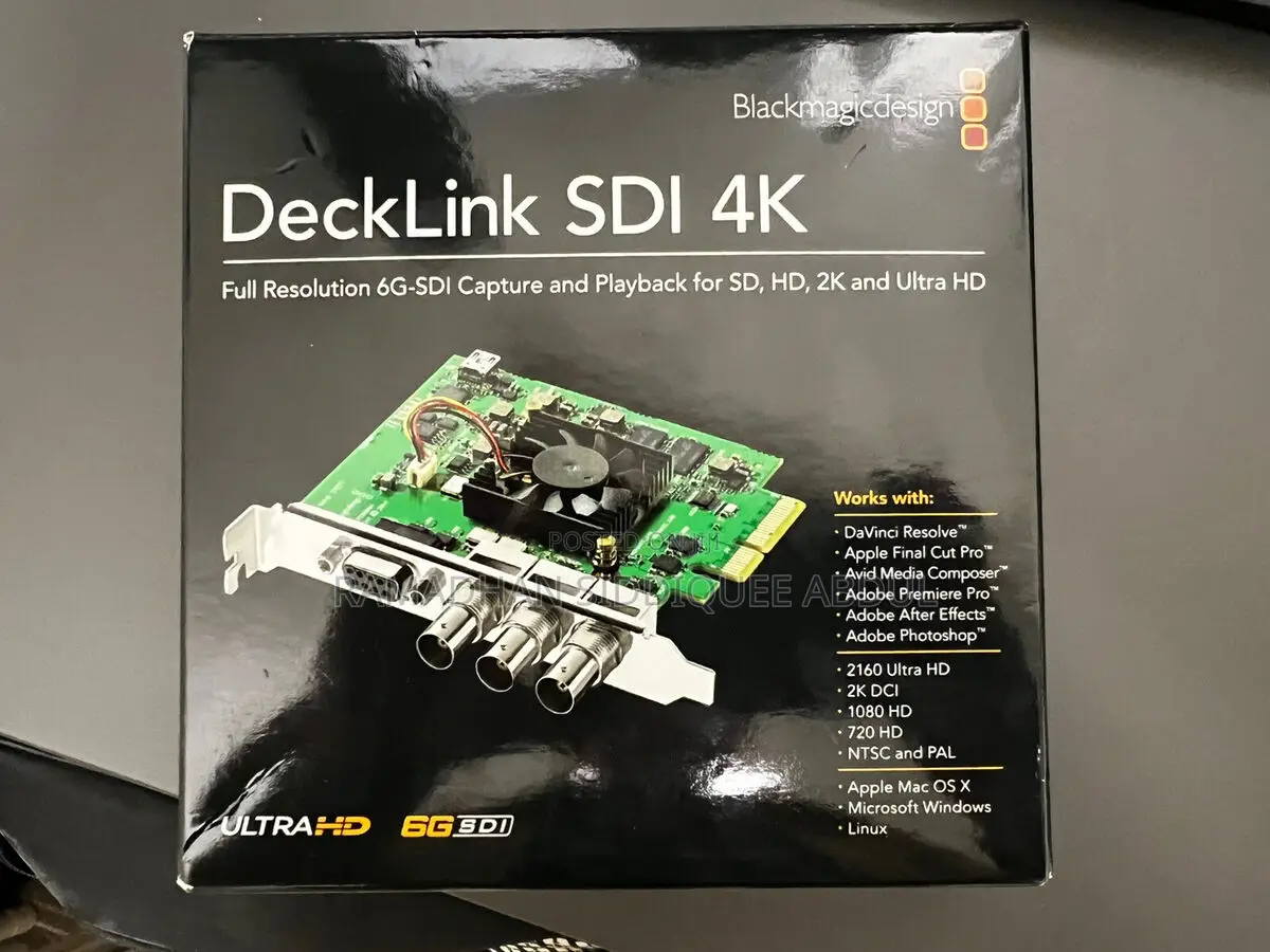 Blackmagic Design Decklink Sdi Capture Playback Card