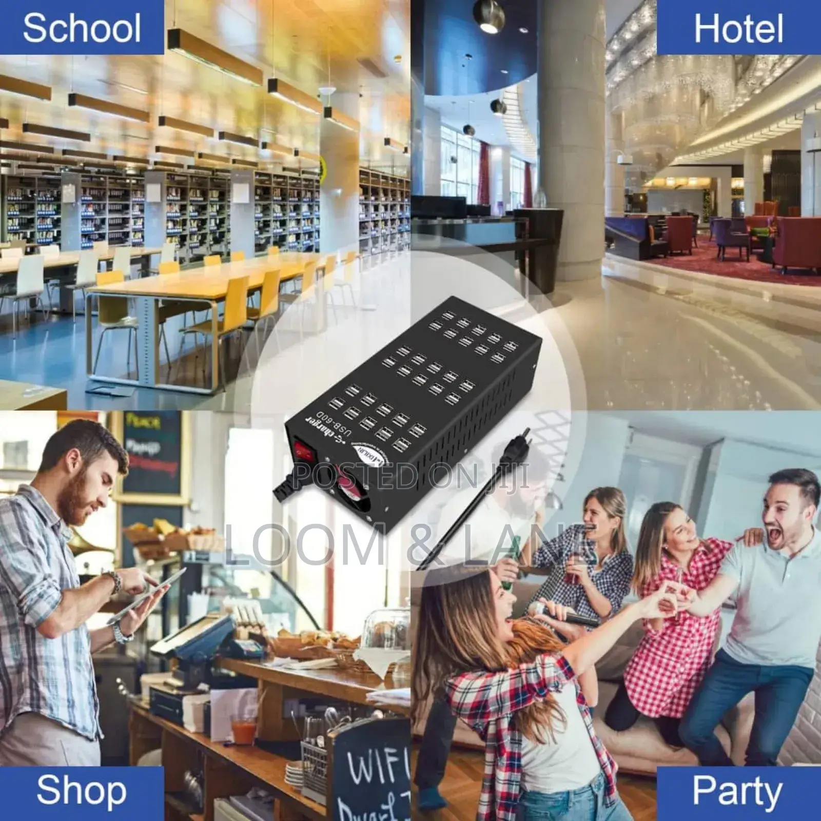 New 60 Ports Usb Charging Station