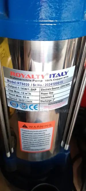 Sewage Water Pumps (52m)