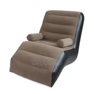 Photo - Folding Lazy Floor Sofa Lounger Bed Recliner Inflatablechair