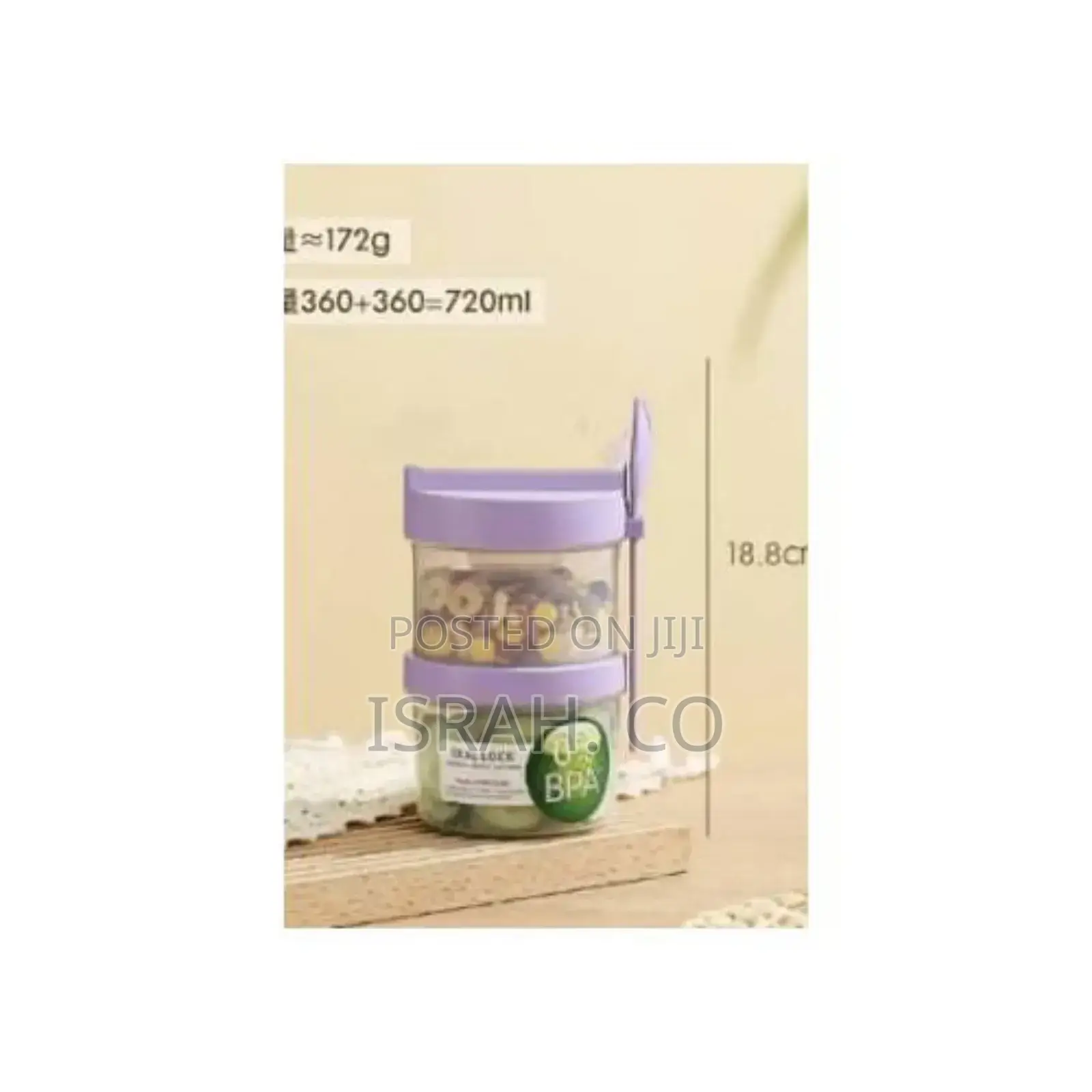 Portable Breakfast Cup for Travel Fruit and Vegetable Salad