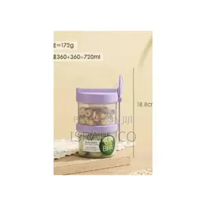 Portable Breakfast Cup for Travel Fruit and Vegetable Salad