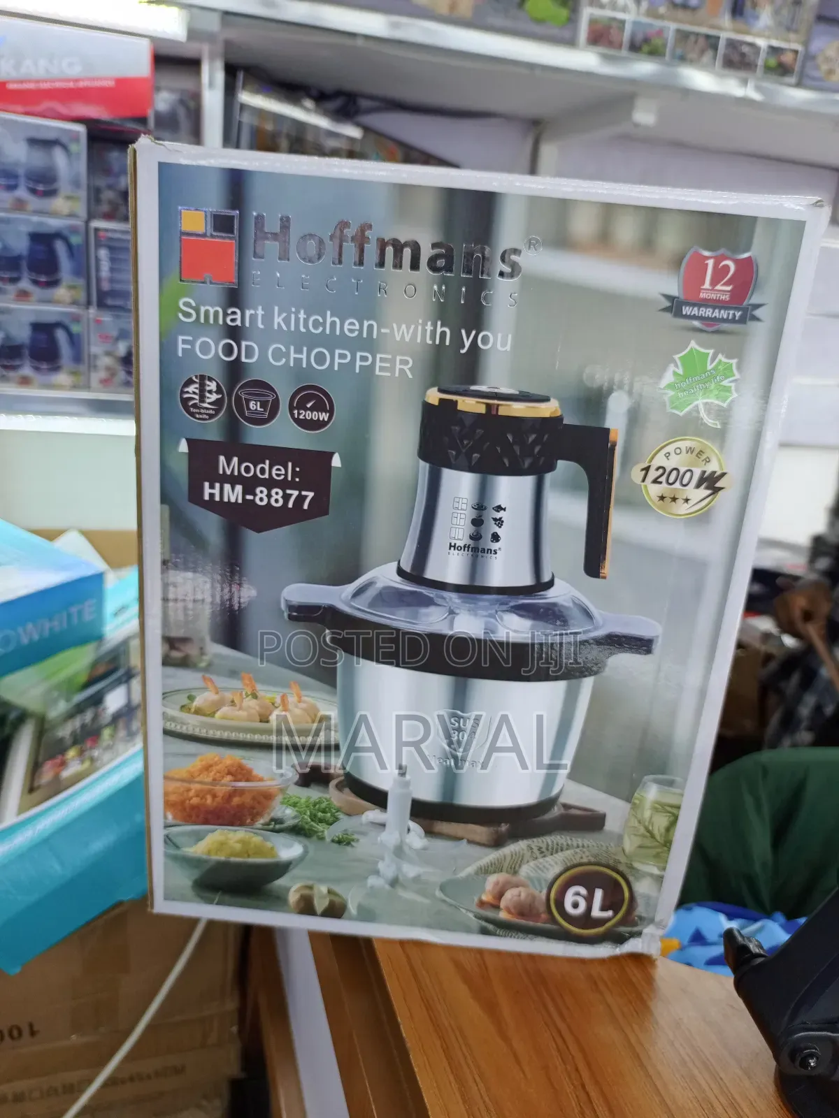 6l Hoffmans Electric Food Chopper / Grinder