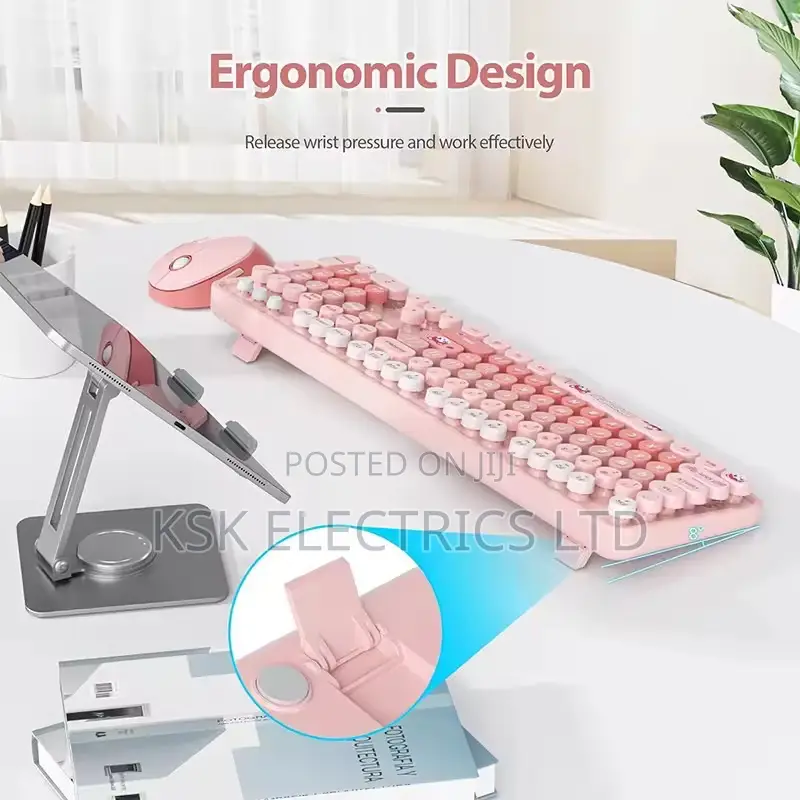 Keyboard and Mouse Wireless Retro Typewriter