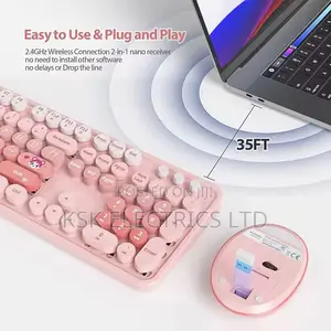 Keyboard and Mouse Wireless Retro Typewriter