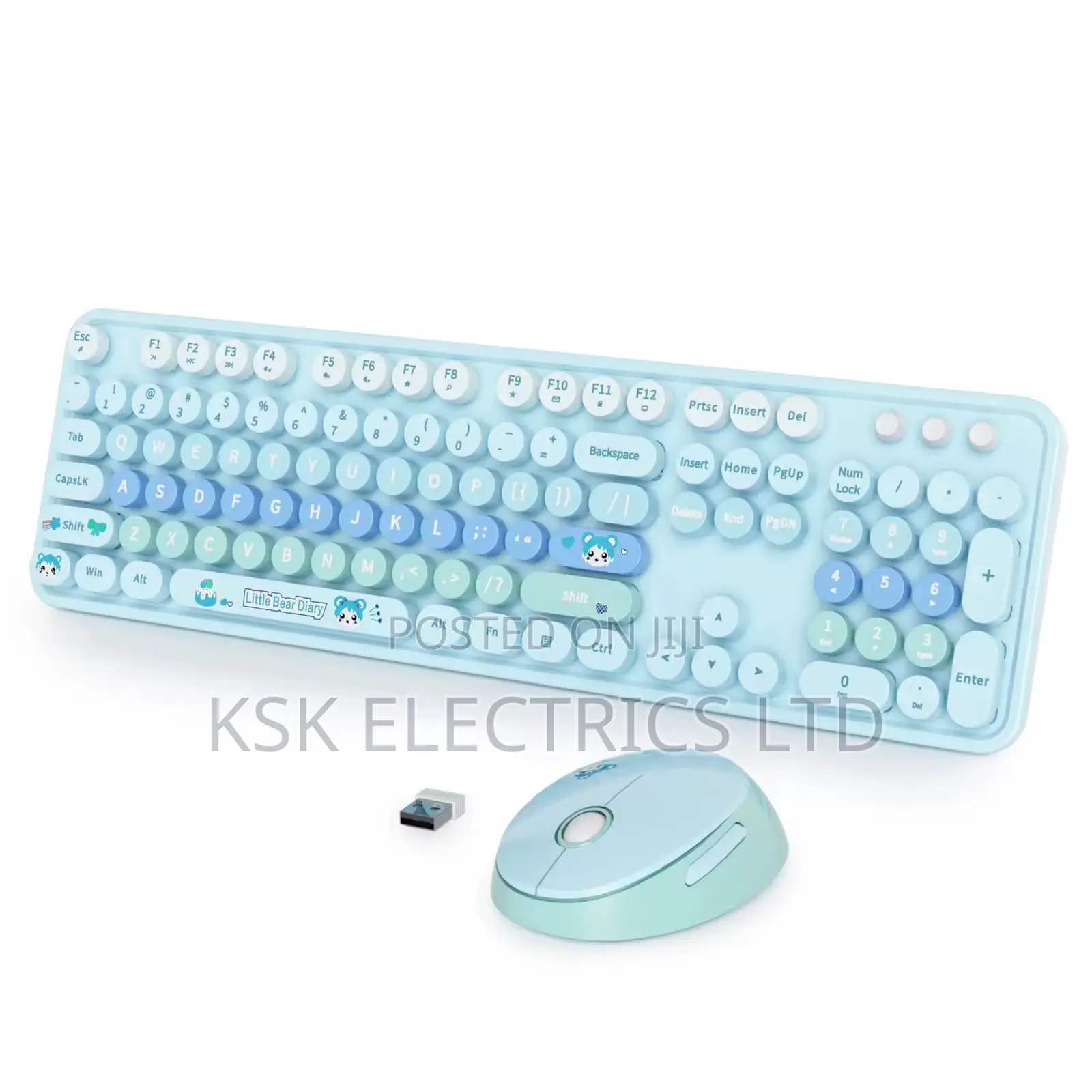 Keyboard and Mouse Wireless Retro Typewriter