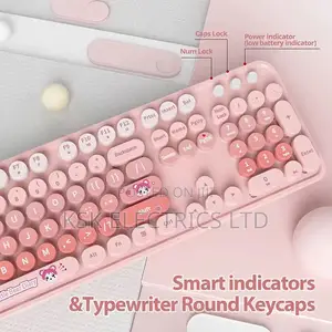 Keyboard and Mouse Wireless Retro Typewriter