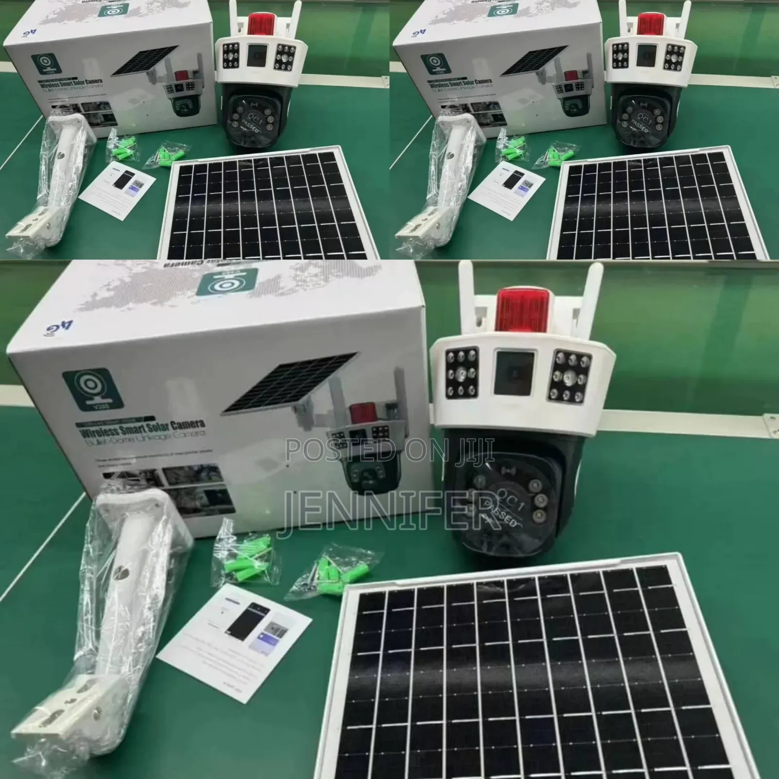 4g Solar Camera With Dual Lens