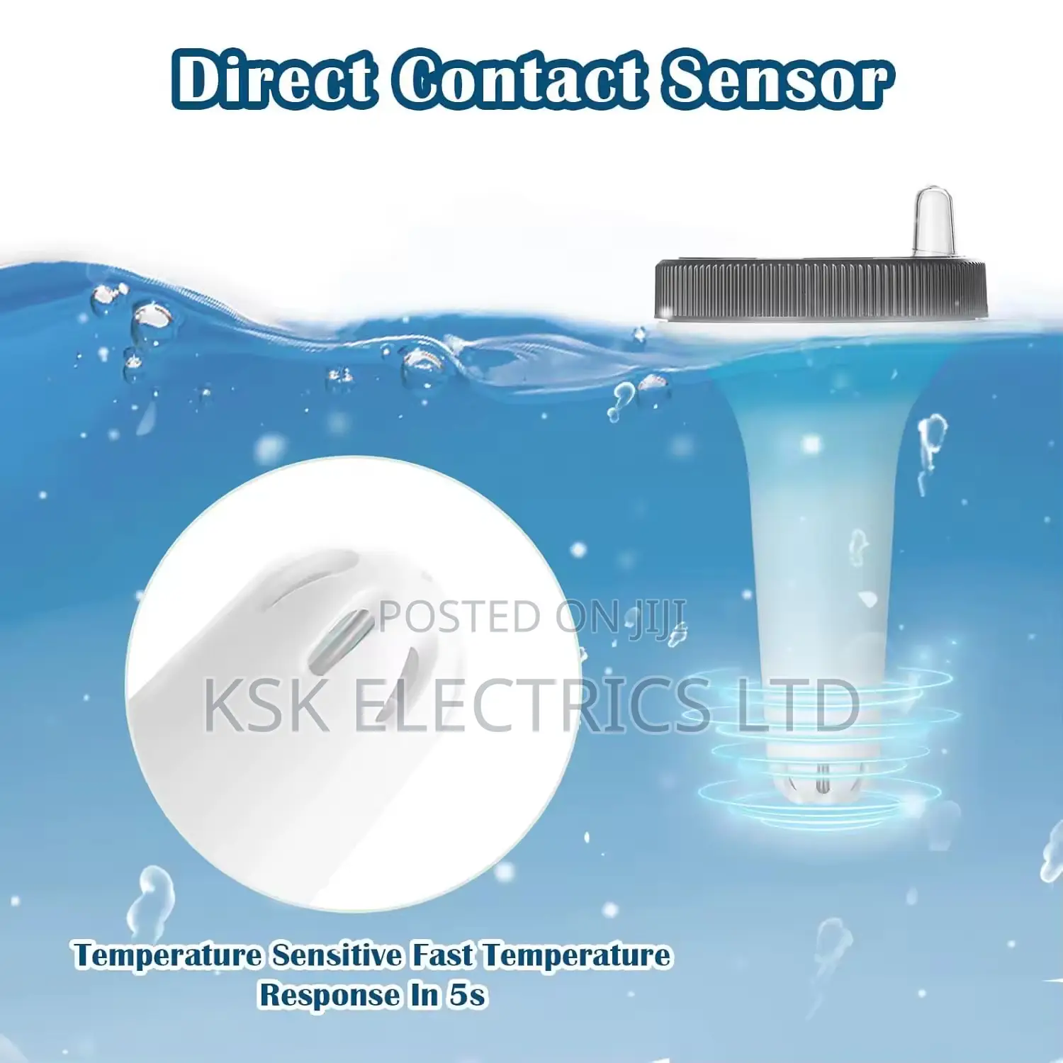 Digital Wireless Pool Thermometer Floating Easy Read