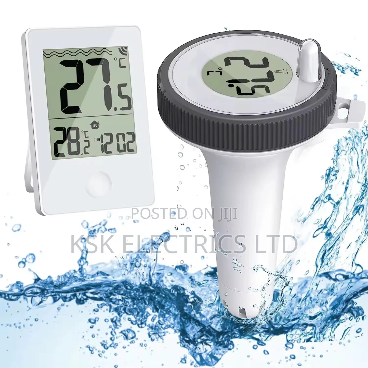 Digital Wireless Pool Thermometer Floating Easy Read