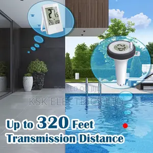 Digital Wireless Pool Thermometer Floating Easy Read