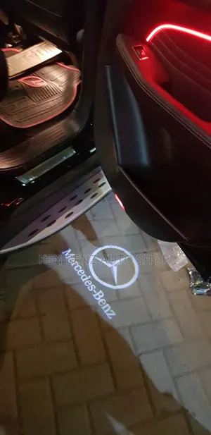 Door Mercedes Logo Lighting Lights