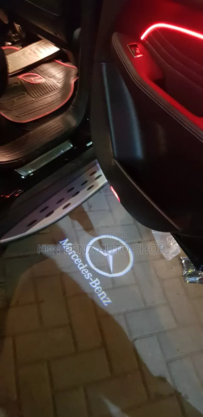 Door Mercedes Logo Lighting Lights