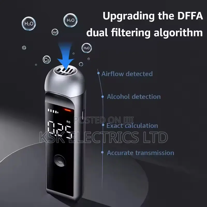 Digital Alcoholmeter Alcohol Breath Tester High Capacity