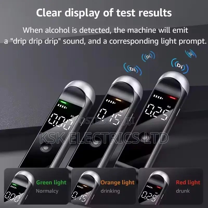 Digital Alcoholmeter Alcohol Breath Tester High Capacity
