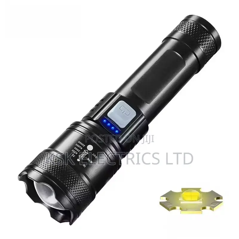 High Lumen Zoomable Waterproof Flashlight