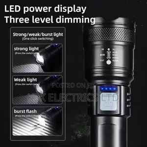 High Lumen Zoomable Waterproof Flashlight