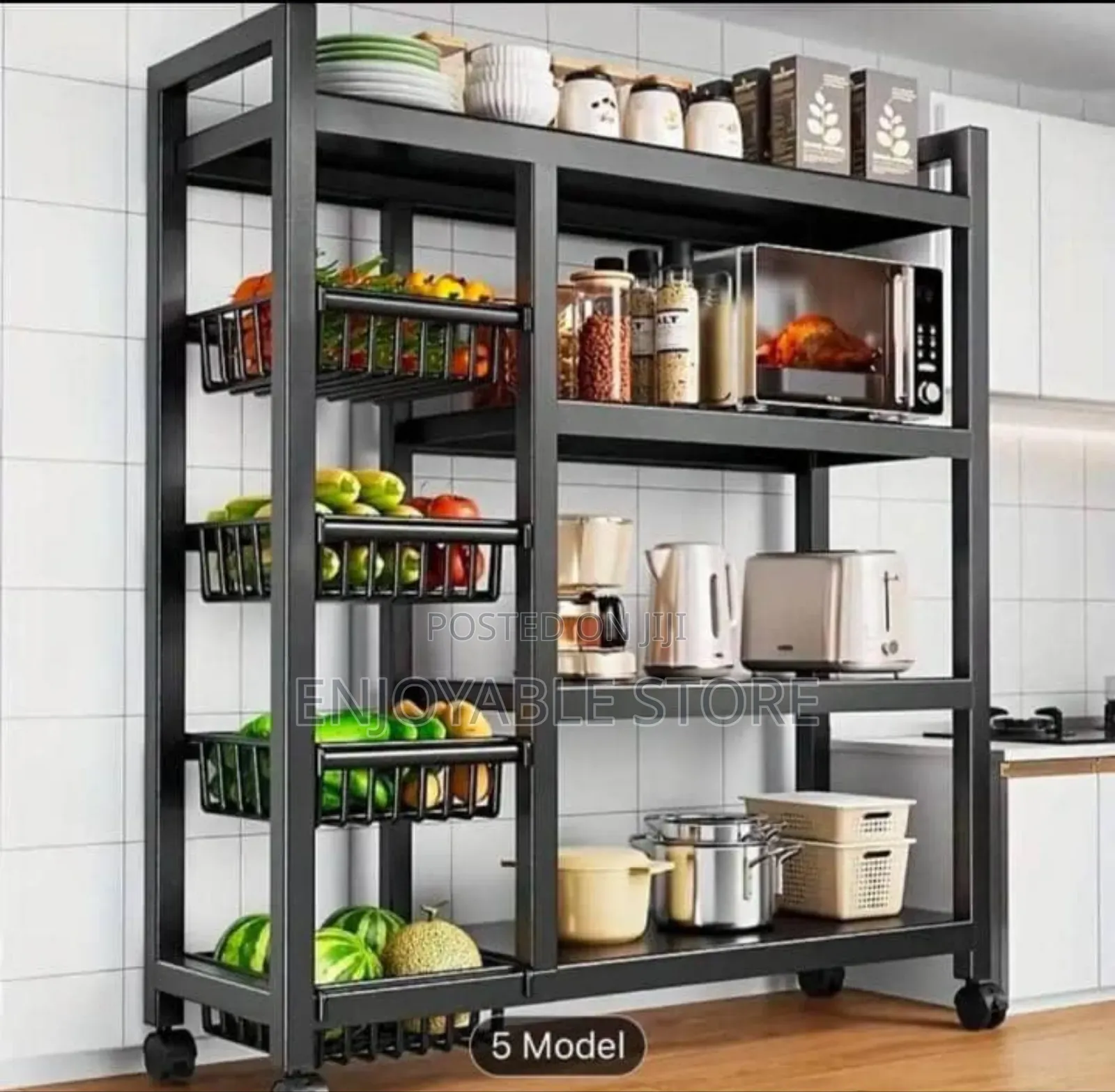 Stainless Kitchen Organizers/Disrack 4 Layers