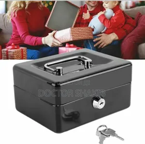 Strong Portable Robust Metal Cash Box