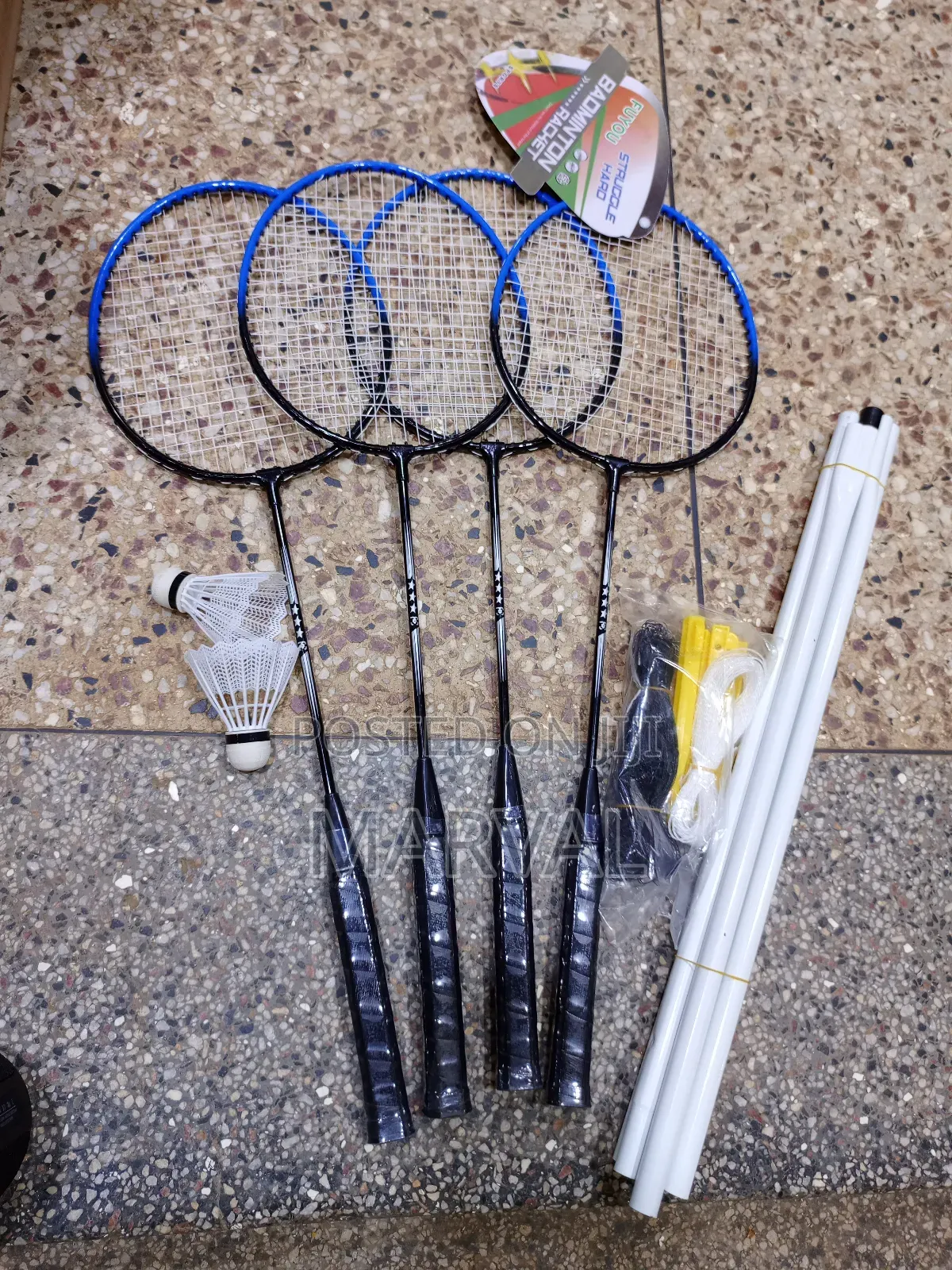 Badminton Equipment Set of 11pcs With a Net