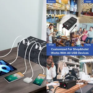 60 Ports Usb Charging Station With Intelligent Protection