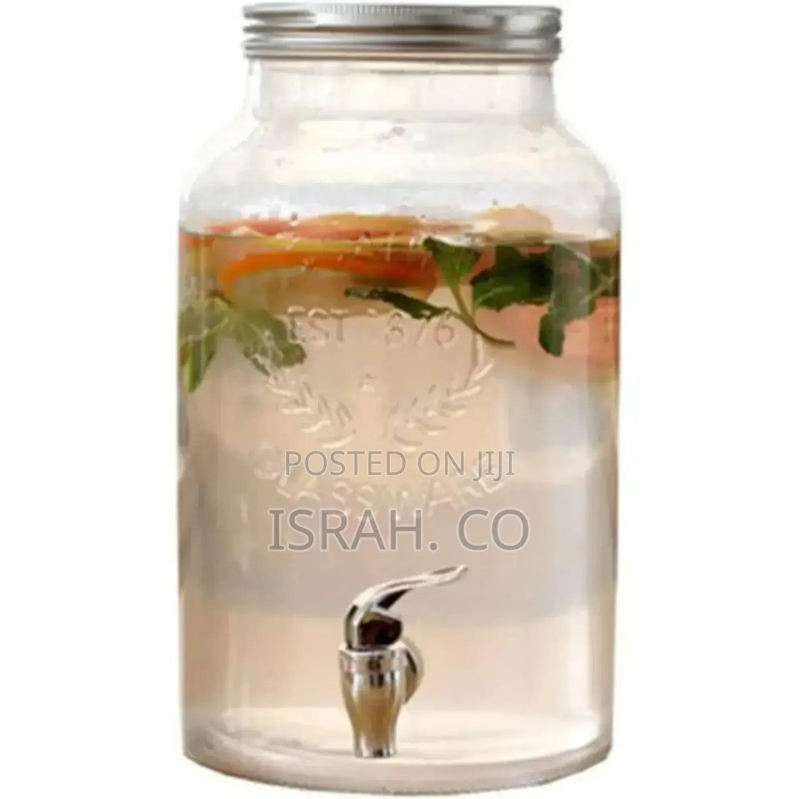 Glass Mason Jarbeverage Drinkdispenser Withice Bucket Stand