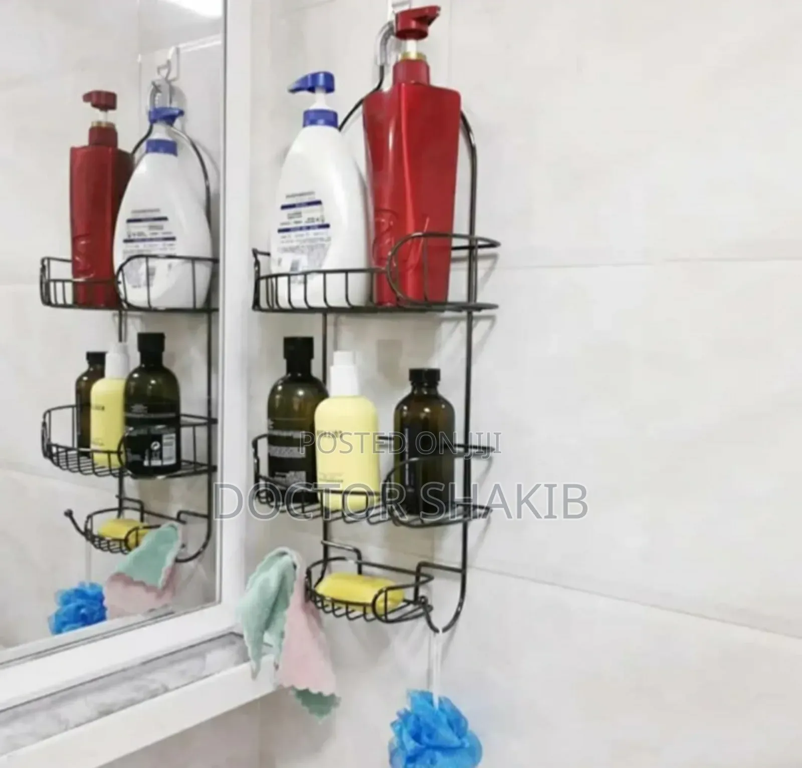 3 Layered Bathroom Shelf Organizer