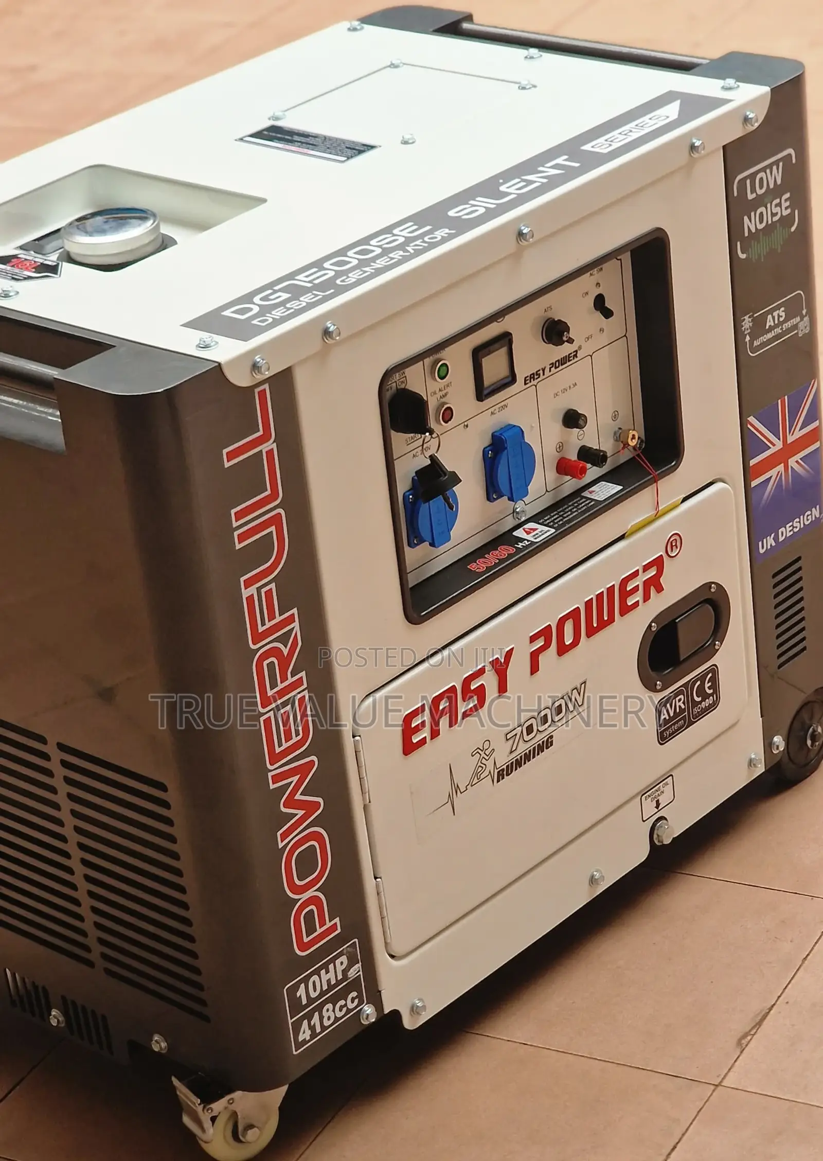 Low Noise 7kw Box Body Generator