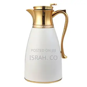 2pcs Set of 1l 0.7l Vacuum Flask Pattern Thermos Flask