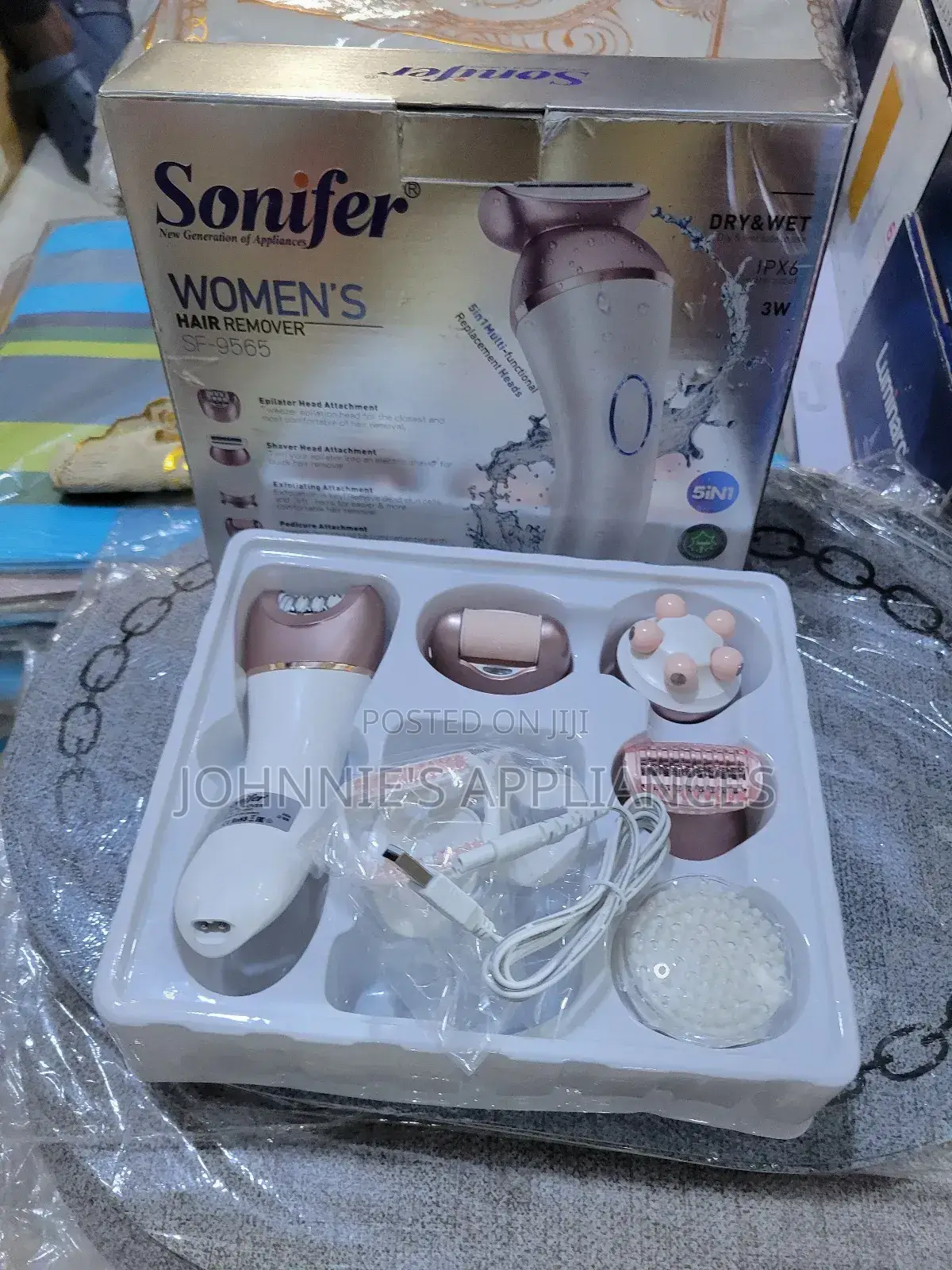 Sonifer Rechargeable Women's Hair Remover 5in1