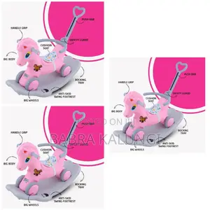 2 In1 Kids Horse Stroller Rocking Chair