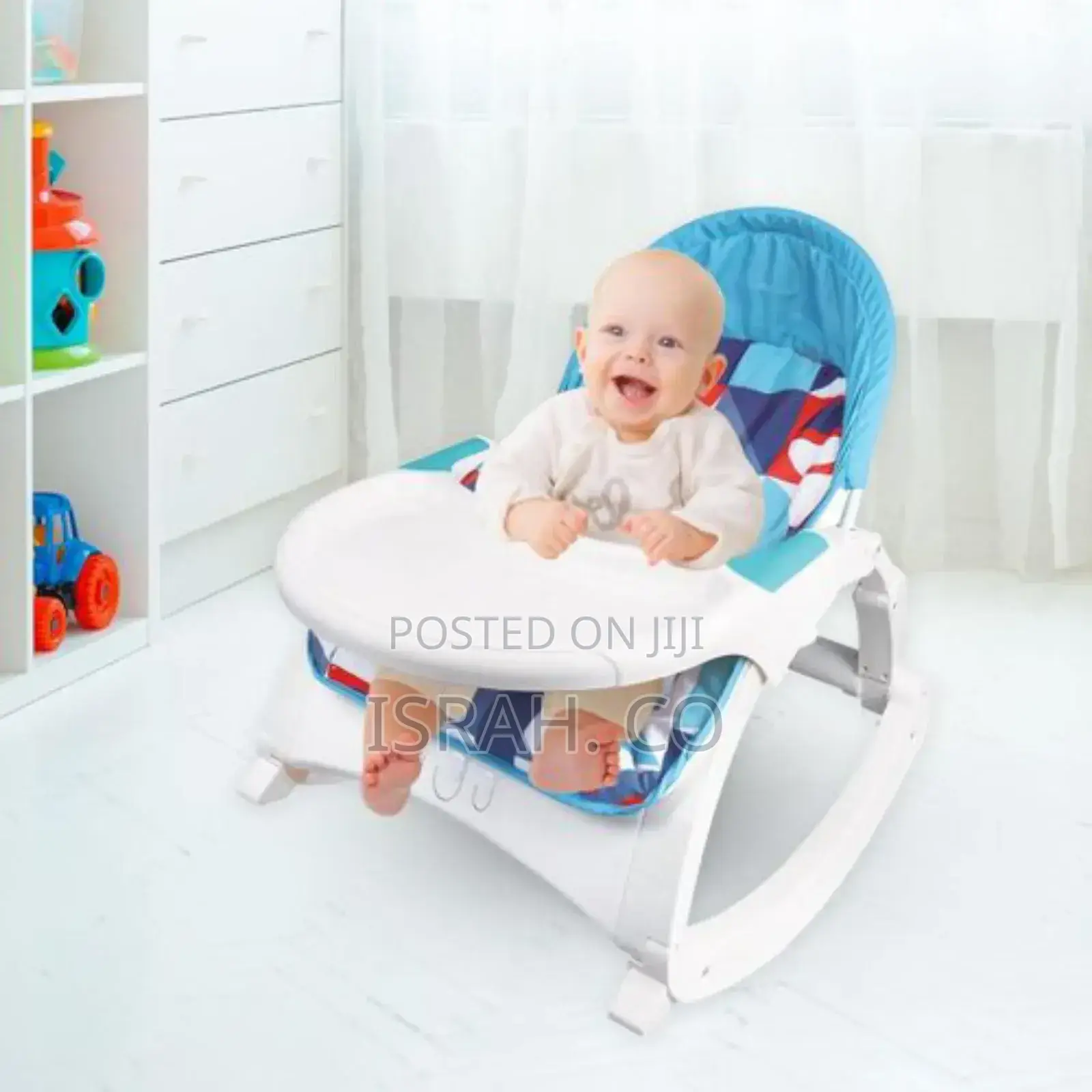 Feeding Chair Vibration Soothing Music Infant Baby Rocker