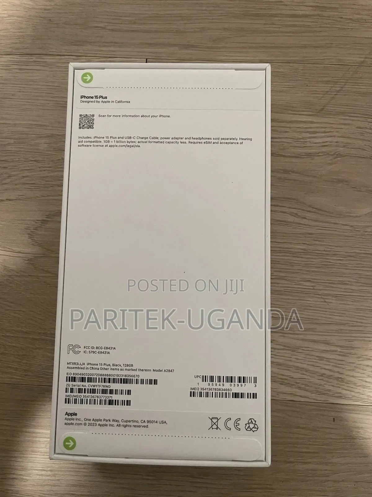 New Apple iPhone 15 256 GB White