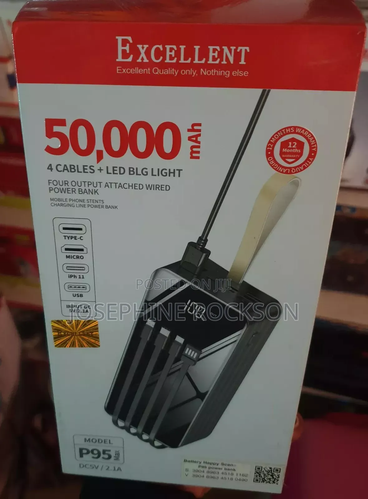 Excellent 50000mah Powerbank