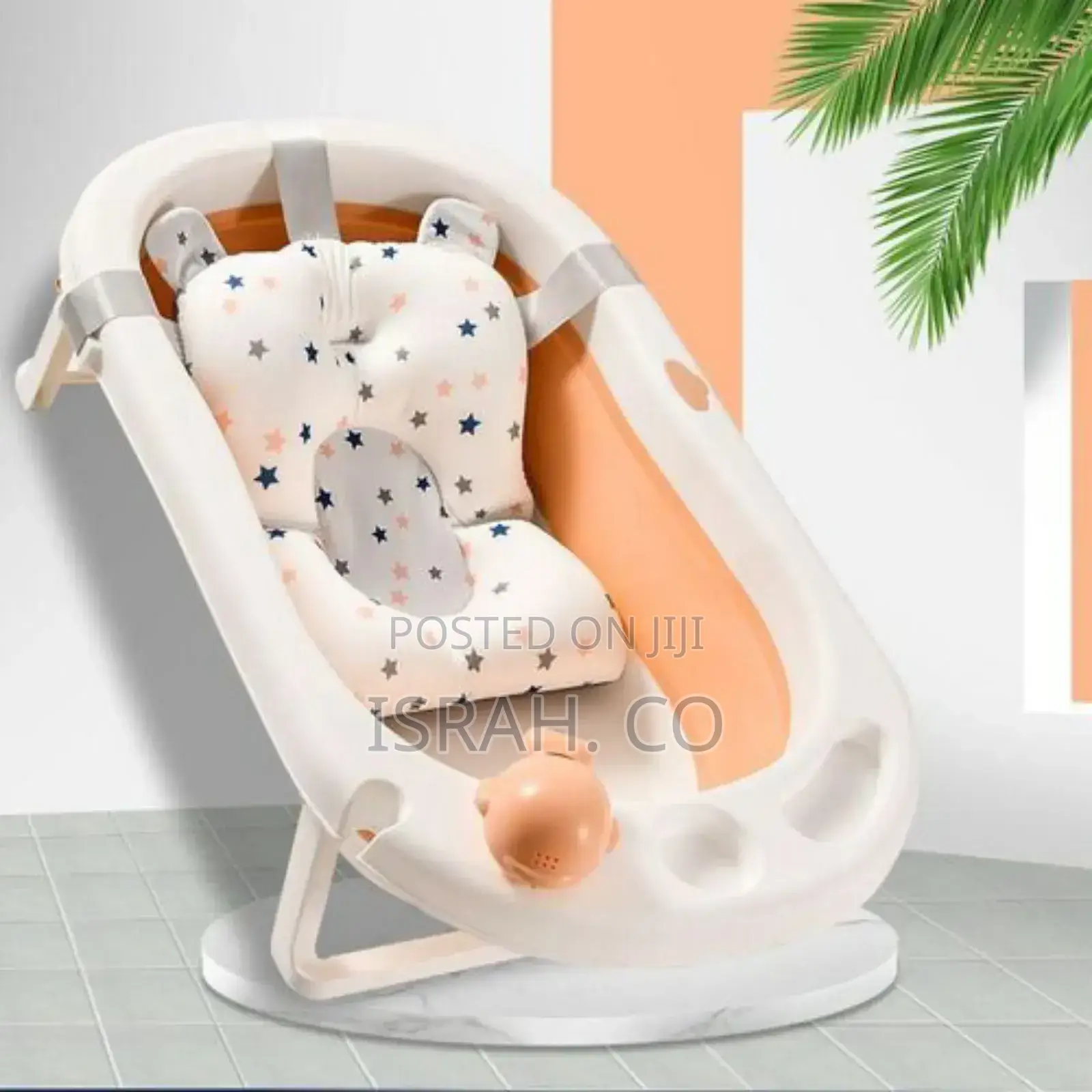 Baby Bathtub Pad Orange