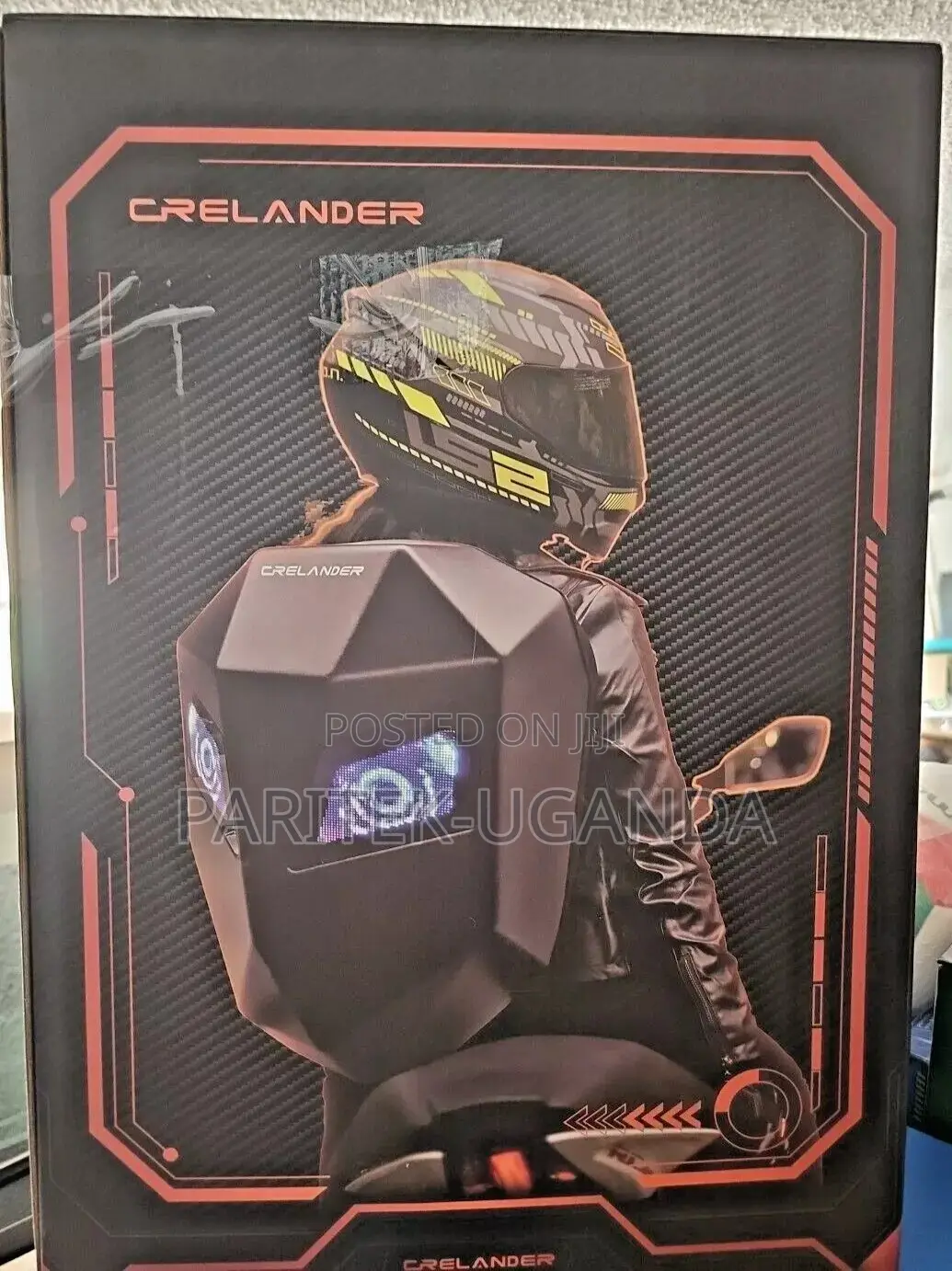 Crelander Smart Knight Motorcycle Backpack With Led Display