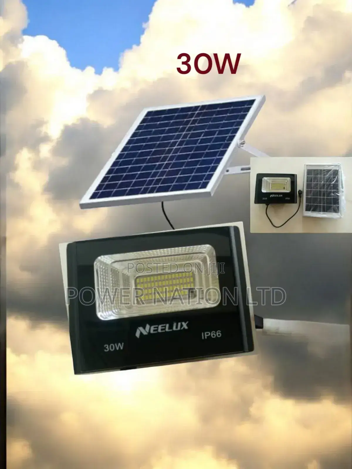 30w Solar Flood Light Neelux Brandest