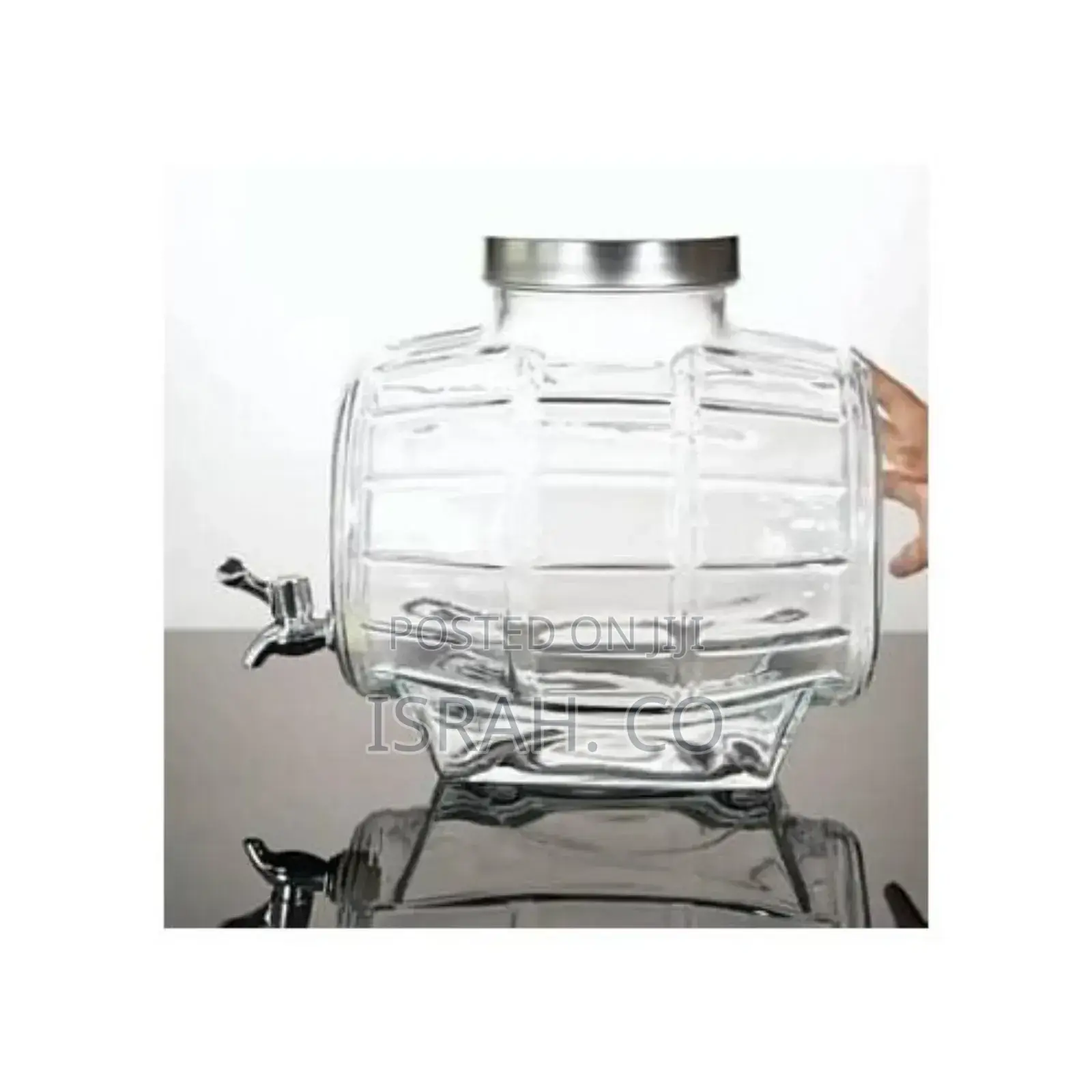 Beverage Dispenser With Leak-Proof Spigot, Drink Decanter