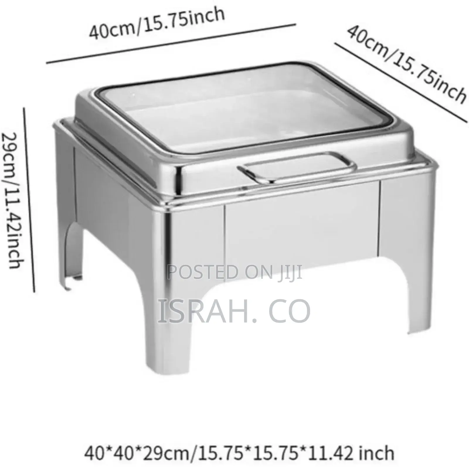 6l Hydraulic Chafing Dish Food Warmers With Frame Water Bowl