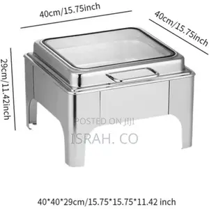 6l Hydraulic Chafing Dish Food Warmers With Frame Water Bowl