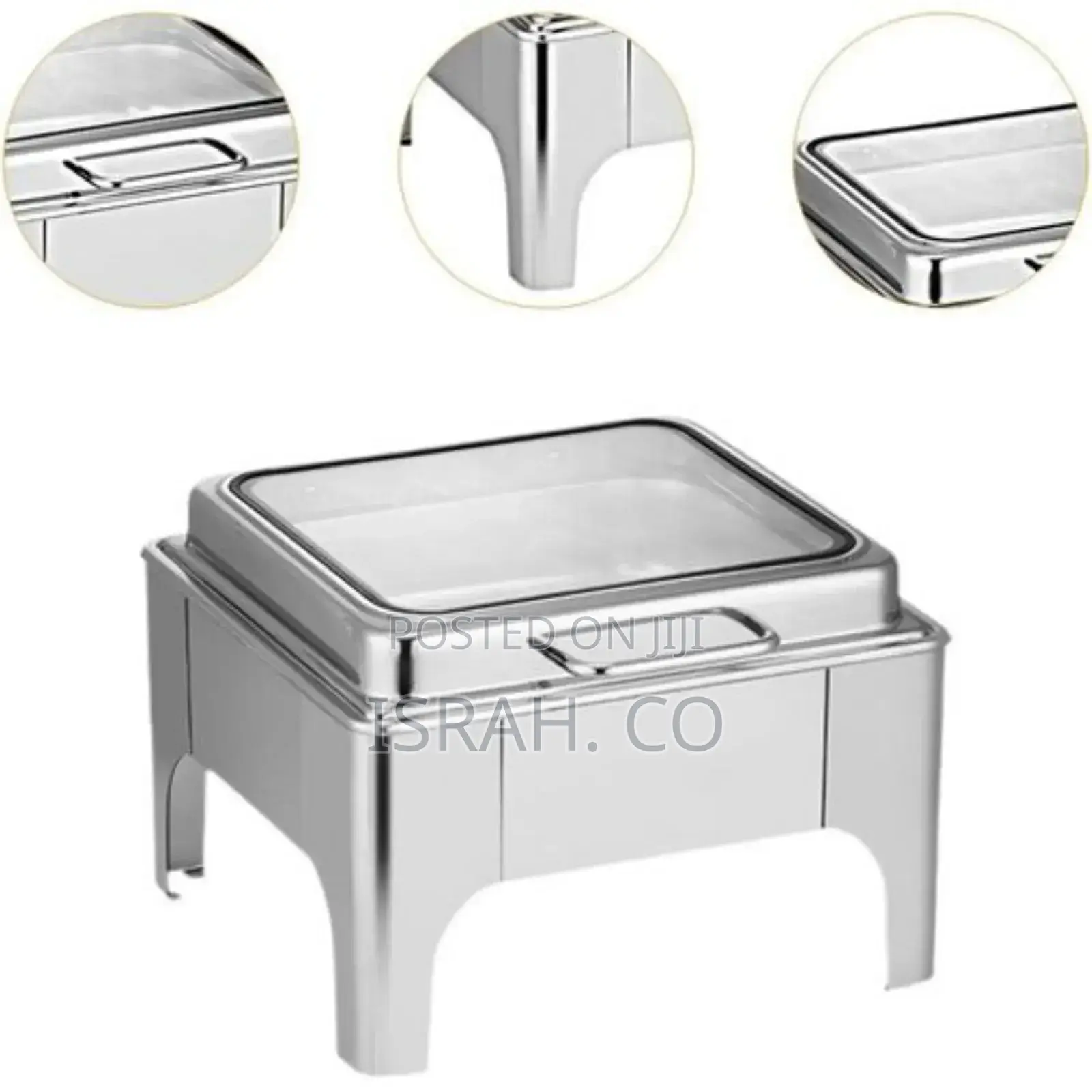 6l Hydraulic Chafing Dish Food Warmers With Frame Water Bowl