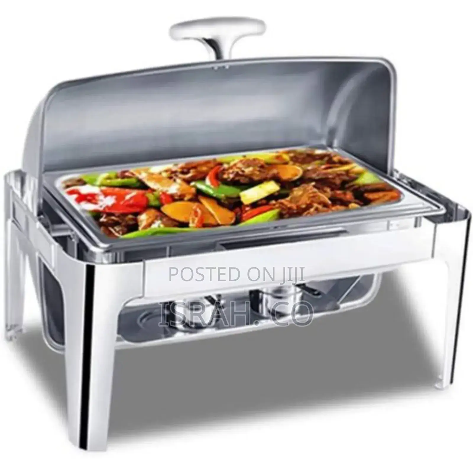 9 Litre Rolltop Food Pan Single Stainless Steel Chafing Dish