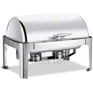 9 Litre Rolltop Food Pan Single Stainless Steel Chafing Dish