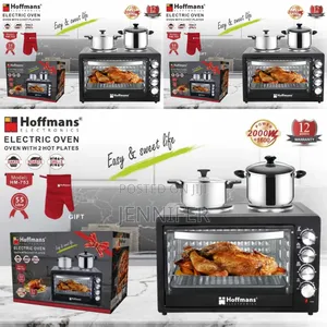 Hoffmans Electric Oven With 2 Hot Plate