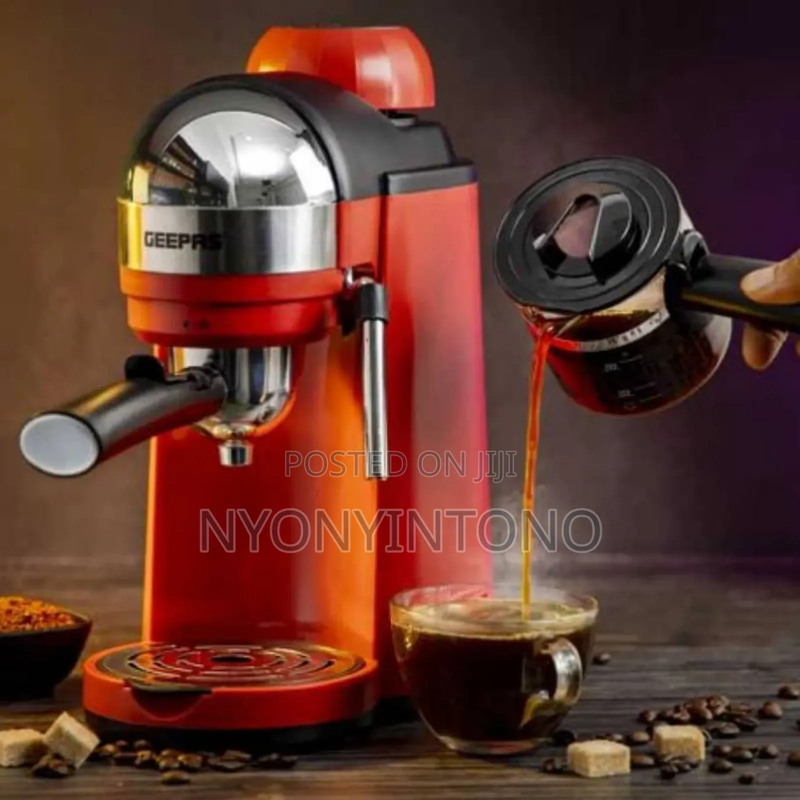Geepas 3.5bar Espresso Coffee Machine GCM-52513