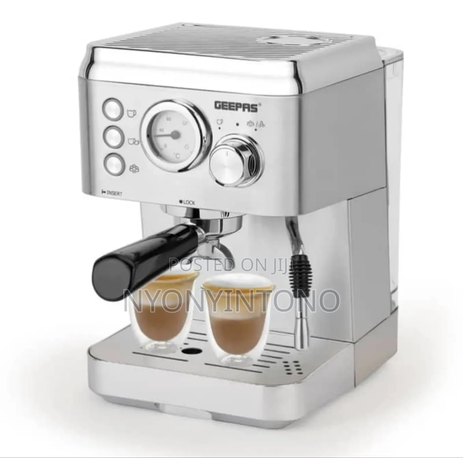 Geepas 1.5litres 20bar Espresso and Cappuccino Coffee Maker