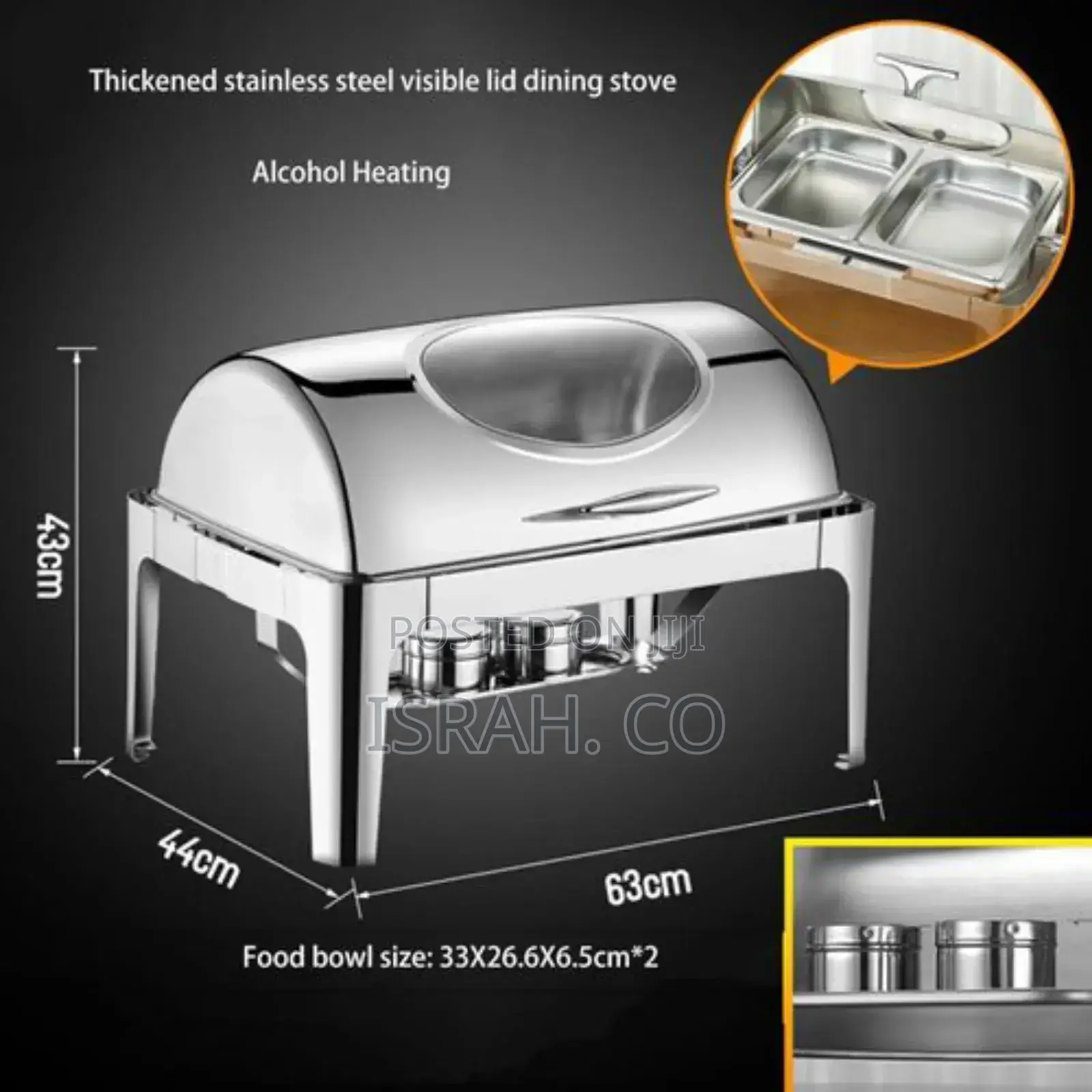 9l Single Food Pan Chafing Dish Stainless Steel Buffet
